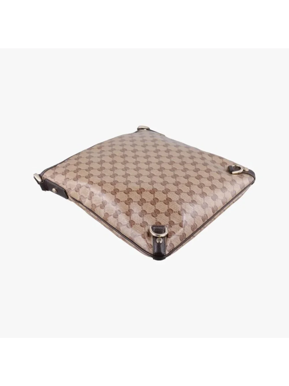 Gucci Abbey Brown Canvas Tote
